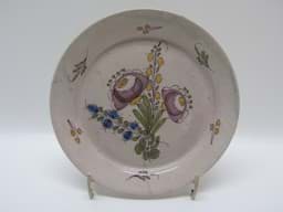 Pokaż szczegóły dla Fayence Teller 18./19. Jahrhundert, Strohblume Obraz Fayence Teller 18./19. Jahrhundert, Strohblume