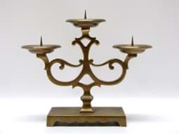 Bild av Kerzenständer, 3-armig Bronze/Messing

