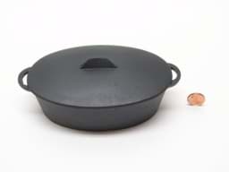 Visa detaljer för Antiker Puppenspielzeug Bräter aus Gusseisen, Schmortopf 14 cm lang Bild av Antiker Puppenspielzeug Bräter aus Gusseisen, Schmortopf 14 cm lang