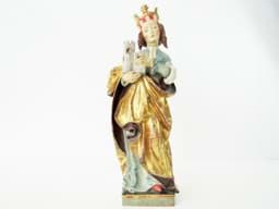 Pokaż szczegóły dla Holzfigur Heilige Barbara, Helmut Moroder Italien 2. Hälfte 20. Jh., 70 cm Obraz Holzfigur Heilige Barbara, Helmut Moroder Italien 2. Hälfte 20. Jh., 70 cm