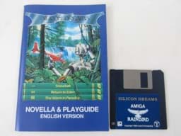 Obraz Amiga Spiel Silicon Dreams mit Anleitung (1986)