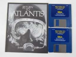 Image de Amiga Spiel Return to Atlantis & Anleitung (1988)