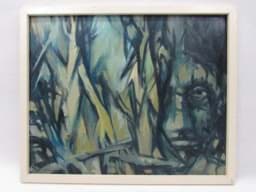 Afbeelding van Abstraktes Öl-Acryl Bild, "Im Dickicht", unl. sign. & dat. 