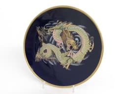 Pokaż szczegóły dla Teller/ Zierteller China mit Drachenmotiv, Emaillemalerei Obraz Teller/ Zierteller China mit Drachenmotiv, Emaillemalerei