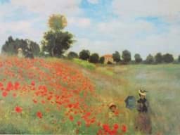 Visa detaljer för Landschaftsbild nach Claude Monet, gerahmter Offset Druck Bild av Landschaftsbild nach Claude Monet, gerahmter Offset Druck