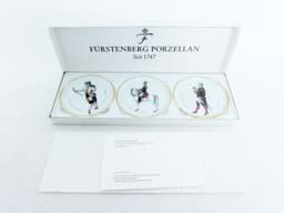 Visa detaljer för Fürstenberg Sammelteller Bergbau, 3 Stück in Etui Schachtel, Porzellan Bild av Fürstenberg Sammelteller Bergbau, 3 Stück in Etui Schachtel, Porzellan