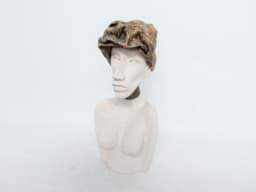 Afbeelding van Feine Keramik Skulptur, weiblicher Akt Torso / Büste, unbekannter Künstler des 20. Jahrhundert, gemarkt