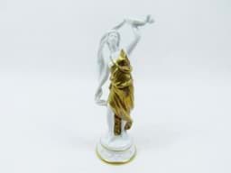 Pokaż szczegóły dla Richard Ginori Porzellanfigur Tänzerin aus der Antike, 20. Jh. weiß & gold Obraz Richard Ginori Porzellanfigur Tänzerin aus der Antike, 20. Jh. weiß & gold