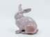 Bild von Fayence Keramikfigur Hase / Kaninchen, weiß glasiert - Top Dekoration