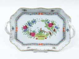 Bild av Herend Porzellan Tablett, Fleurs de Indes, 422 FD, vielfarbig
