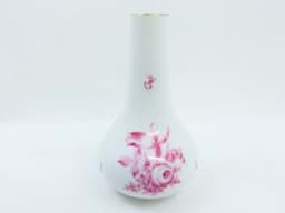 Bild von Herend Porzellan Vase, BTP Purpur Camaieu, 7040, Bouquet de tulipe, signiert Schöffer Karolyne