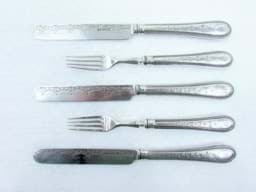Picture of Silberbesteck, Martin Hall & Co., England Sheffield 1871, 925 Sterling Silber