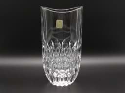 Afbeelding van Kristallglas Blumenvase sog. Fischmaul Vase, Hoch 22,7 cm