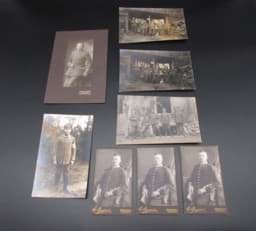 Bild av Konvolut Kabinettfotos CDV, Fotokarten, Soldaten des 1. Weltkrieg
