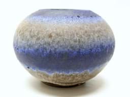 Pokaż szczegóły dla Keramik Kugel Vase Nachtblau 12 cm Obraz Keramik Kugel Vase Nachtblau 12 cm