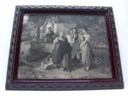 Visa detaljer för Marc Louis Benjamin Vautier (1829 - 1898) Farblithographie/Holzschnitt Mitte 19. Jhd. Bild av Marc Louis Benjamin Vautier (1829 - 1898) Farblithographie/Holzschnitt Mitte 19. Jhd.