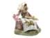 Bild von Fayence Figur sitzend Hübsche Bulgarin in Festgewant Trachtenkleid, Keramik Figur
