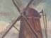 Bild von Gemälde A. Kraus Windmühle, Öl auf Holz, Ölbild