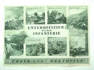 Bild von 3 Reich Faltbroschüre Unteroffzier bei der Infanterie