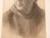 Bild von Porträt Bleistiftzeichnung eines Mönch 1. Hälfte 20. Jh. signiert Fr. Klein, datiert 09