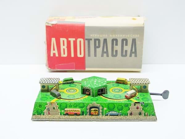 Bild von Vintage Blechspielzeug Russland Abtotpacca mit OVP