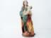 Bild von Heiligenfigur Gotische Madonna mit Kind & Apfel, Holz, Italien 2. Hälfte 20. Jh. / 82 cm
