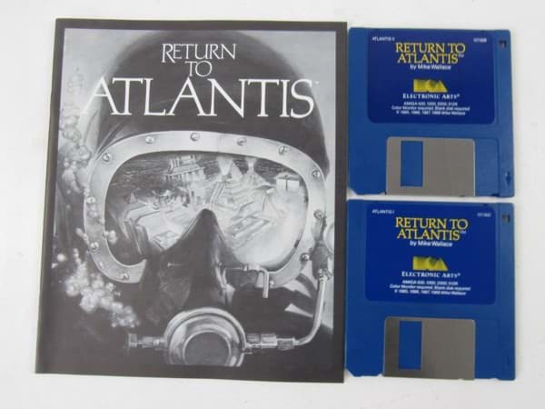 Bild von Amiga Spiel Return to Atlantis & Anleitung (1988)
