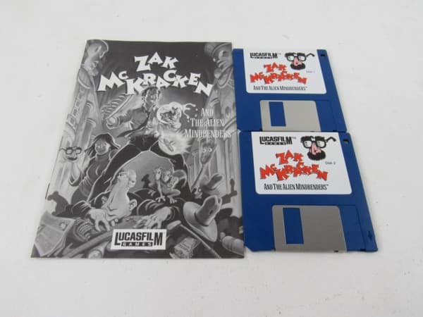 Bild von Amiga Spiel ZAK MC KRACKEN (1988) mit Anleitung, 512K Disk