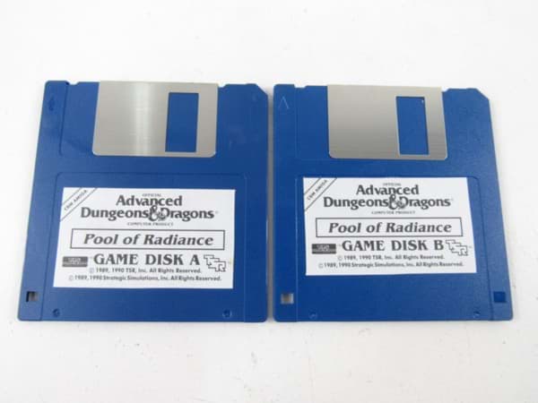 Bild von Amiga Spiel Pool of Radiance (1990), 512K Disk