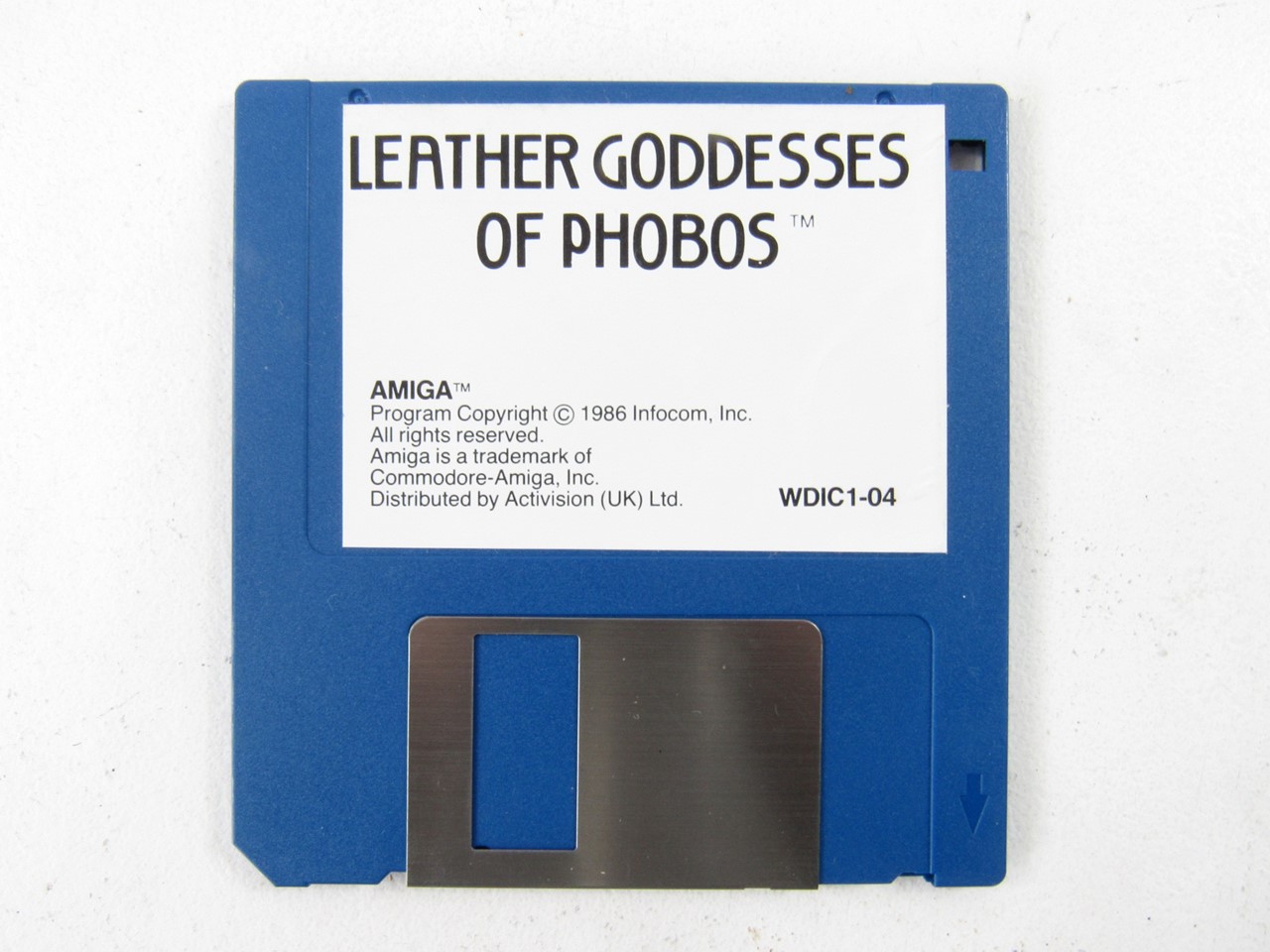 Obraz Amiga Spiel Leather Goddesses of Phobos (1986), 512K Disk