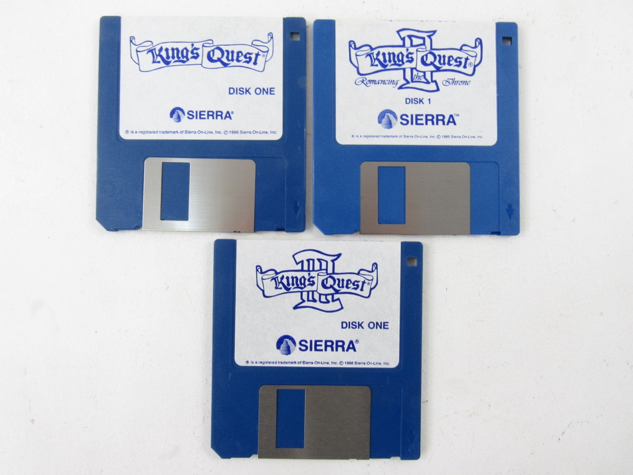 Obraz Amiga Spiel Kings Quest 1,2 & 3 (1985, 1986), 512K Disk