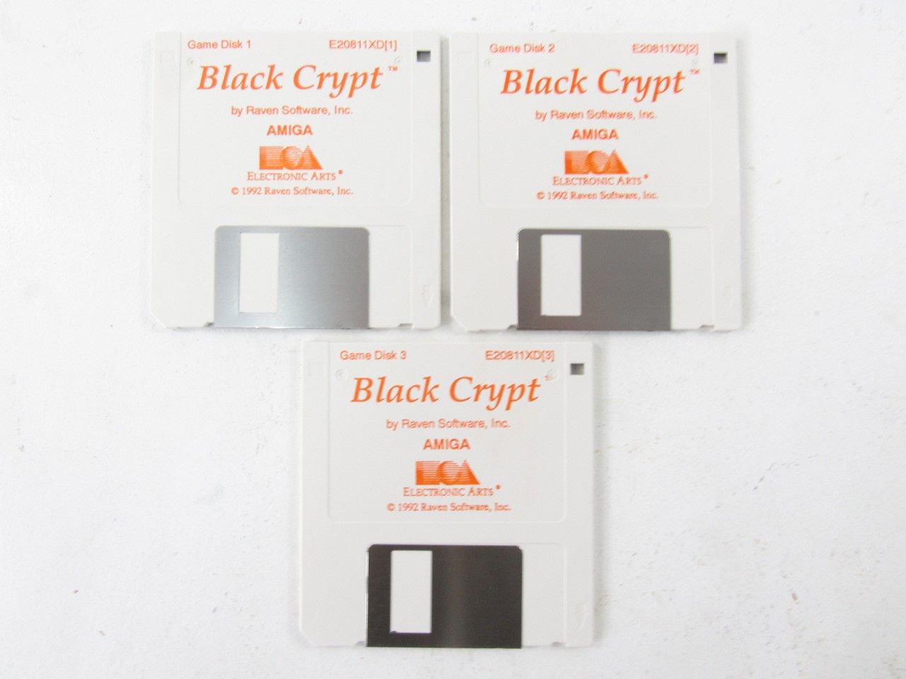 Bild av Amiga Spiel Black Crypt (1992), 512K Disk
