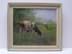 Bild von Ölgemälde Wilhelm Mergenthaler (1878-?) Landschaft Kühe auf der Weide Öl/Lwd signiert