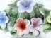 Bild von Plastisches Porzellan Blumen Bouquet, Tischdekoration