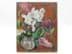 Bild von Gemälde expressives Blumenstillleben, Flieder, monogr. & dat.
