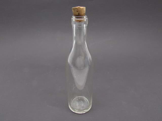 Obraz Ur-Alte Klar Glas Flasche, 0,2 Liter, Tolle Dekoration, Sammlerstück