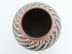 Bild von Kugelförmige Wekara Sgraffito Keramik Vase, gemarkt