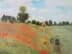 Bild von Landschaftsbild nach Claude Monet, gerahmter Offset Druck