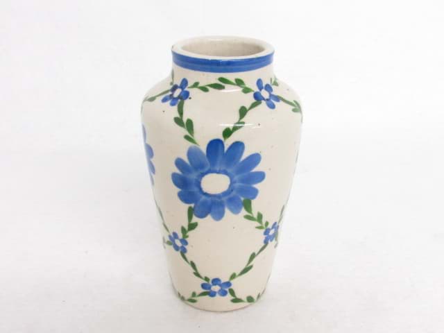Image de Antik Keramik / Fayence Vase, 2. Hälfte des. 19. Jahrhundert., Nähe zu Annaburg