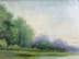 Bild von Ölbild Landschaft Ufer mit Seerosen, signiert & datiert H. Lindner 1908, Öl/Holz