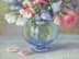 Bild von Ölgemälde Blumenstillleben, Öl/Malkarton, signiert E. Eckart, 2. Hälfte 20. Jh.