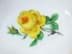 Bild von Meissen Porzellan Konfekt Schälchen, Gelbe Rose, 2. Wahl