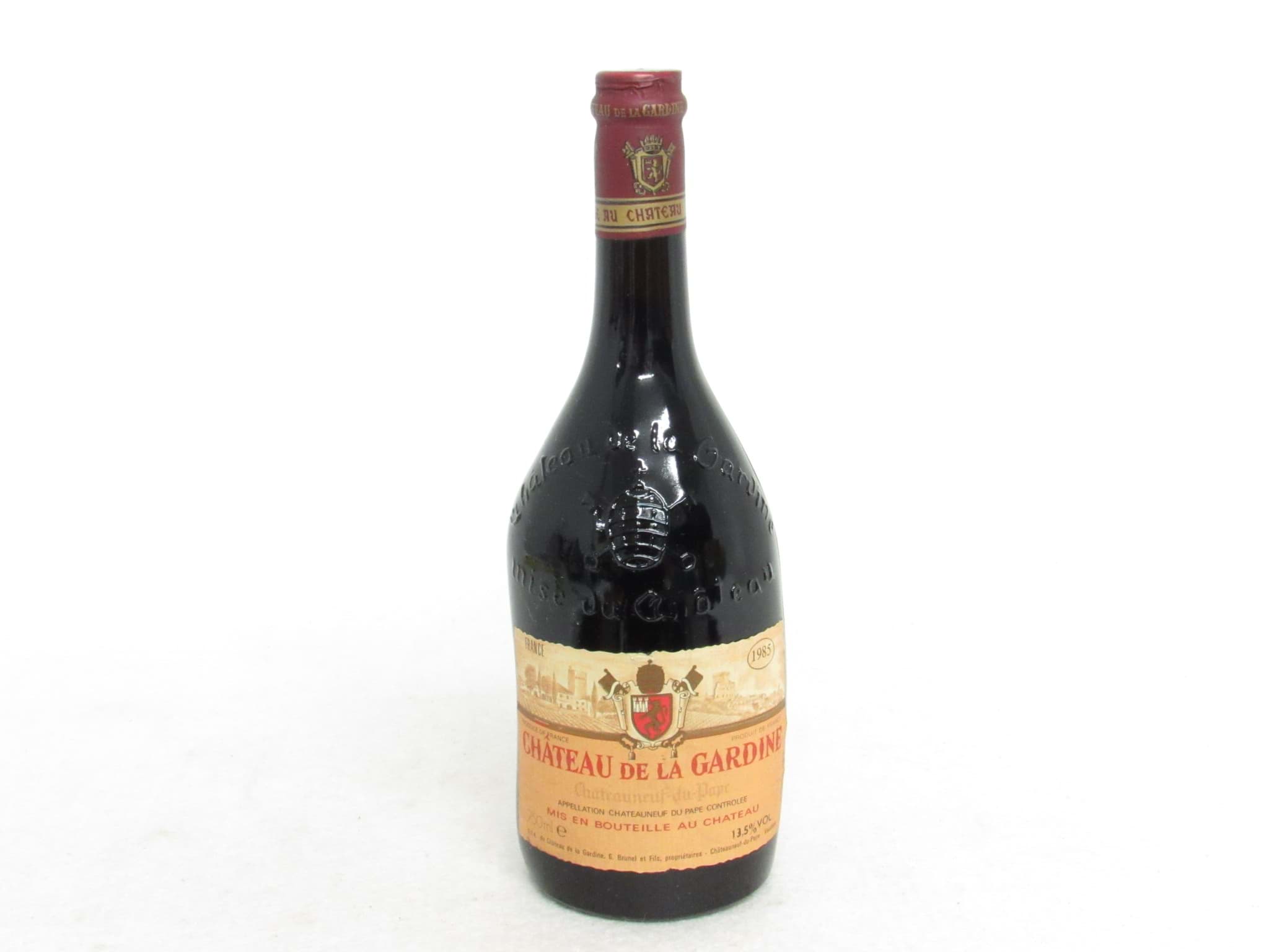 Image de Französischer Rotwein - 1 Flasche Chateau de la Gardine 1985 • 0,750 Liter, 13,5 % Vol. Alkohol