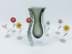 Bild von Murano Glasvase Sommerso Mandruzzato, Rauchglas bis Turmalinglas-farbige, Vase