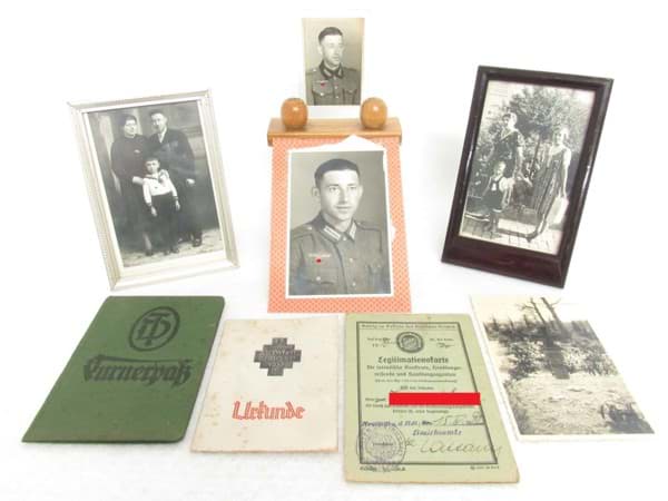 Bild von Lot Dokumentengruppe eines Wehrmacht Soldaten / Landser