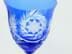 Bild von Süßweinrömer / Römer Sammlerstück in Blau mit Kelchförmiger Kuppa