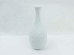 Bild von Biskuit Porzellan Vase, Balusterform, Weiß, AK Kaiser, Blumenvase