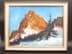 Bild von Gemälde, Expressive Berglandschaft, Öl/Karton, signiert