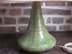 Bild av Vintage Tischlampe mit Schirm, Künstlerkeramik, grün
