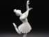 Bild von Art Deco Porzellanfigur Tänzerin, Weiß & Gold, Neu Tettau, Oberfranken